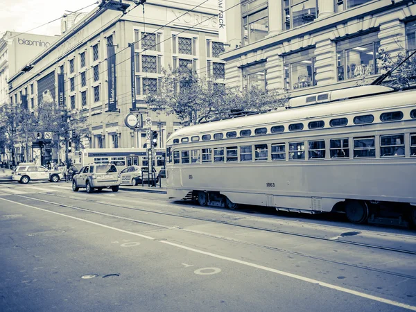 San Francisco, Verenigde Staten - 15 September: typische tram op 15 September, — Stockfoto