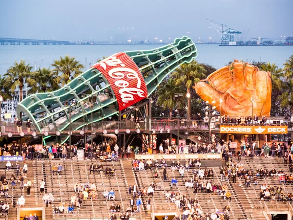 San Francisco, ΗΠΑ - Σεπτέμβριος 16: At&T Park στις 16 Σεπτεμβρίου, 20 — Φωτογραφία Αρχείου