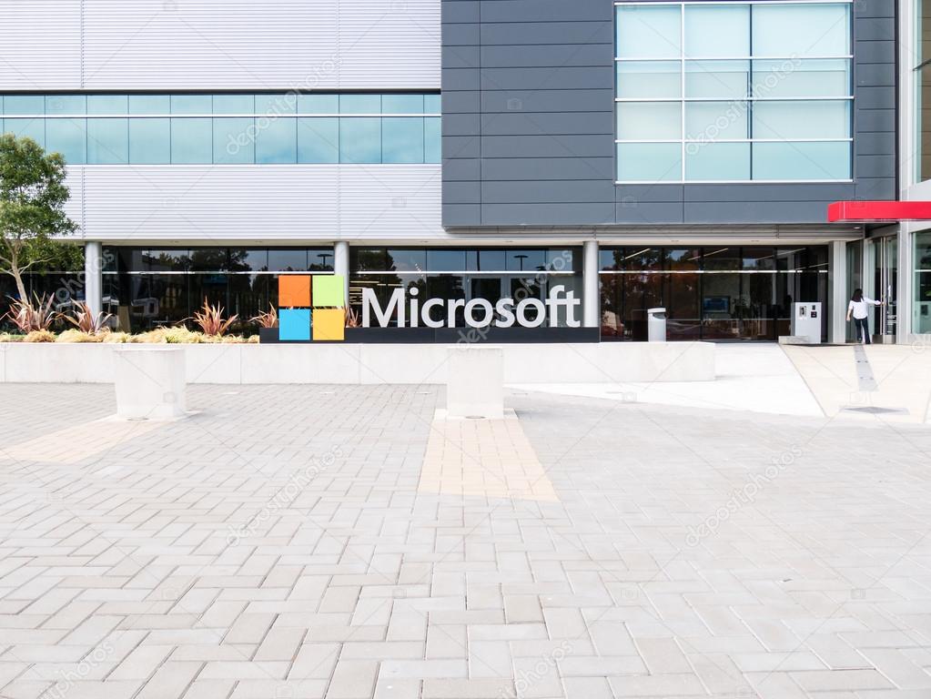 SILICON VALLEY, USA - SEPTEMBER 17: Microsoft building on September 17, 2015 in Silicon Valley, California, United States. It is home to many of the world's largest high-tech corporations.
