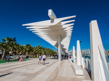 MALAGA, SPAIN - AUGUST 16: Malaga port on August 16, 2015 in Mal
