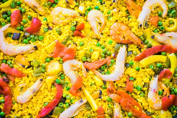 Lezzetli paella Close-Up — Stok fotoğraf