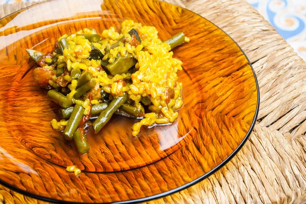 Traditionelle Paella kochen — Stockfoto