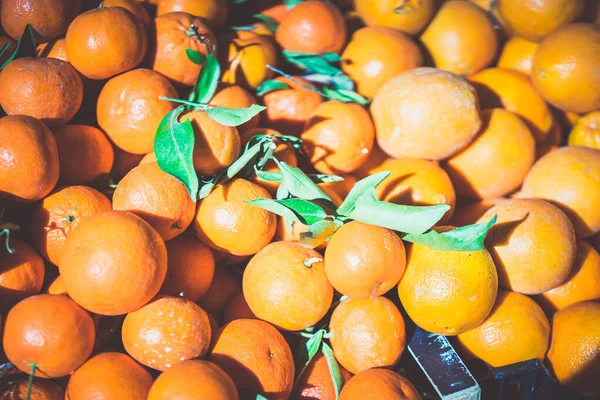 Primer Plano Las Naranjas Frescas — Foto de Stock