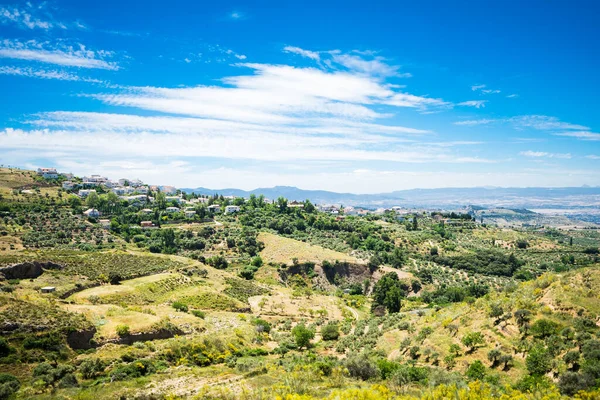 Picturesque Summer Landscape Alfacar Countryside Granada Spain — Stock Photo, Image