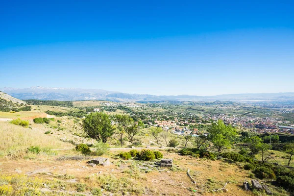 Pittoreska Sommarlandskapet Alfacar Landsbygden Granada Spanien — Stockfoto