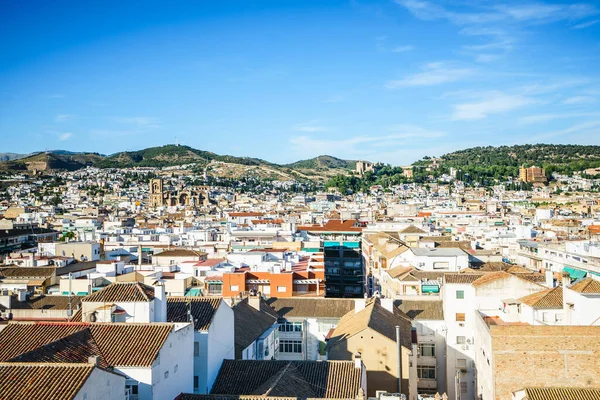 Zonnig Stadsbeeld Granada Spanje — Stockfoto