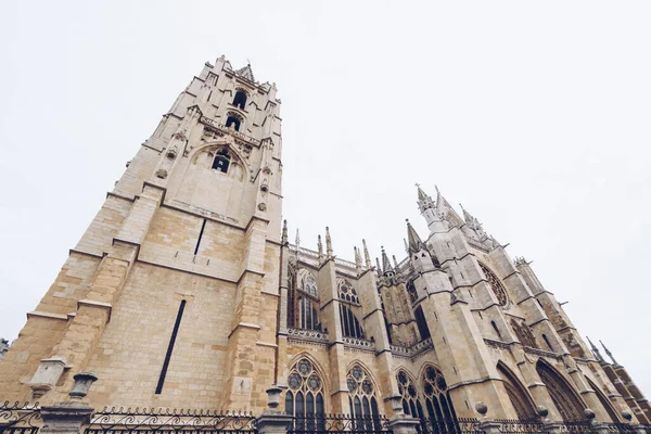 Cathédrale Gothique Léon Castille Léon Espagne — Photo