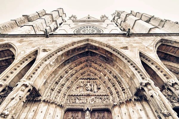 Gotycka Katedra Leon Kastylia Leon Hiszpania — Zdjęcie stockowe
