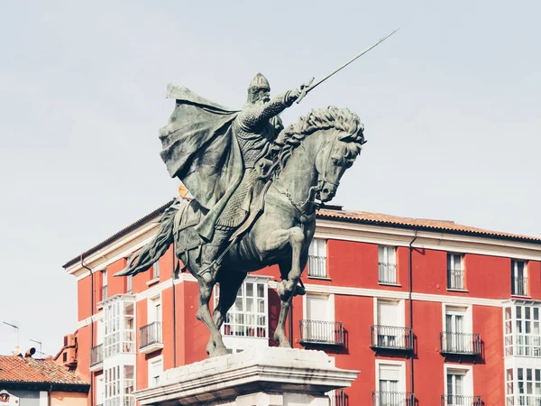 Cid Statue Leon Spain — Stock Photo, Image