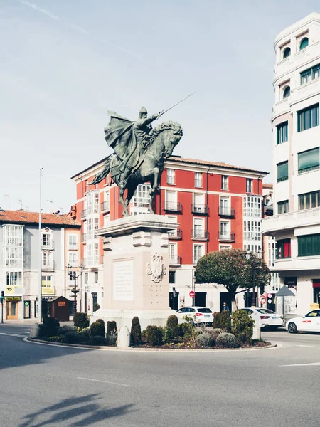 Cid Statue León Spanien — Stockfoto