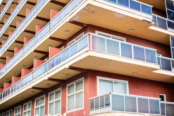 Similar Balconies Residential Building — Stock Photo, Image