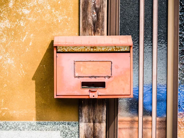 Old Japanese Metallic Mailbox — Stock Photo, Image