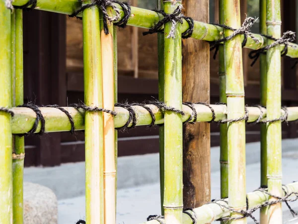 Japanese Bamboo Fence Kyoto — Stock Photo, Image