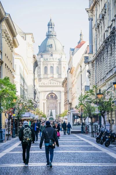 Budapest Hungria Dezembro 2017 Basílica Santo Estêvão Szent Istvan Bazilika — Fotografia de Stock