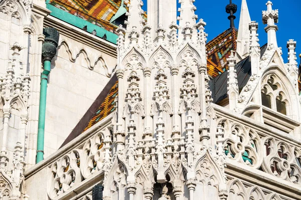 Budapest Hungary December 2017 Matthias Church Roman Catholic Church Located — Stock Photo, Image