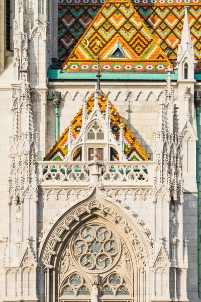 Budapest Hungary December 2017 Matthias Church Roman Catholic Church Located — Stock Photo, Image