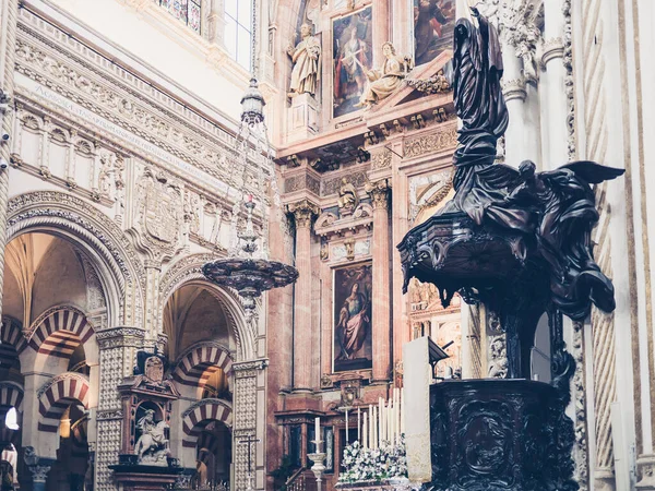 Cordoba Španělsko Května Pohled Mešitu Katedrály Córdobě Španělsku Historické Centrum — Stock fotografie