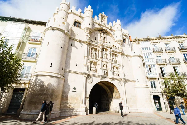 Burgos Spagna 2016 Mary Arch Antico Edificio Medievale Con Arco — Foto Stock