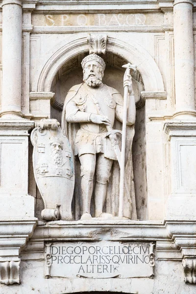 Burgos Espagne 2016 Mary Arch Ancien Bâtiment Médiéval Avec Arche — Photo