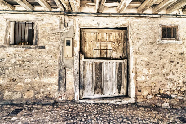 Calatanazor Soria Spain July 2017 Typical Medieval Street Soria Province — Stock Photo, Image