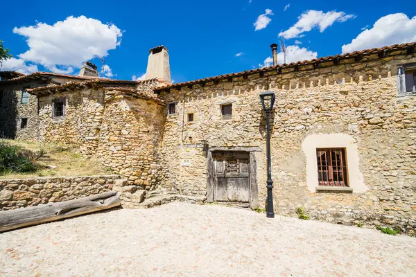 Calatanazor Soria España Julio 2017 Típica Calle Medieval Provincia Soria — Foto de Stock