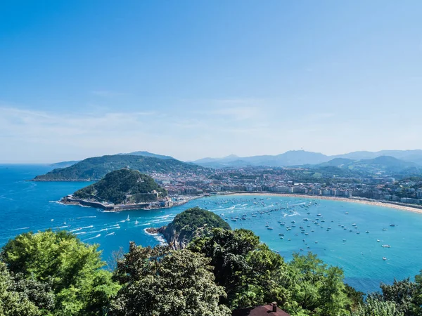 Strand Concha San Sebastian Spanien — Stockfoto