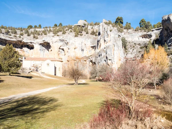 Lobos Rivier Canyon Soria Spanje — Stockfoto