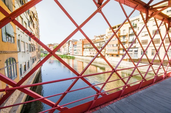 Pont Eiffel à Gérone, Catalogne, Espagne — Photo