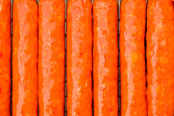 Salsicce rosse — Foto Stock