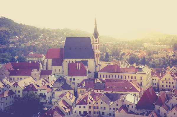 Cesky Krumlov na República Checa — Fotografia de Stock