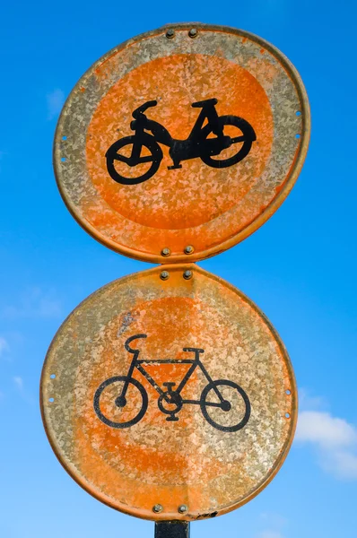 Bicycle sign — Stock Photo, Image