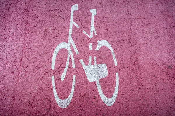 Fahrradschild — Stockfoto