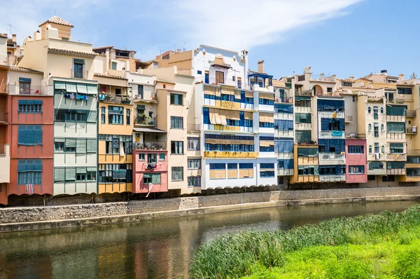Girona şehir görüntüsü — Stok fotoğraf
