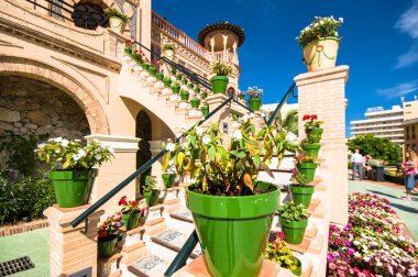 Torremolinos, İspanya - 18 Ekim: Navajas House (Arapça bina