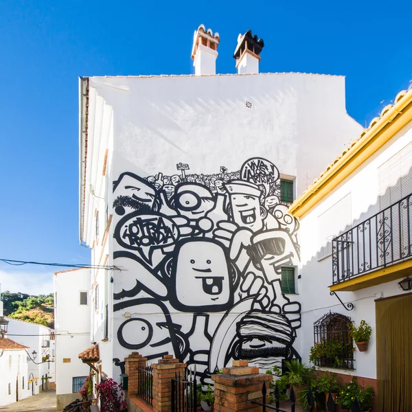 GENALGUACIL, ESPAGNE - 07 SEPTEMBRE : Vue du centre historique de Se — Photo