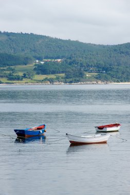 tekneler Costa da Morte, Galiçya, İspanya