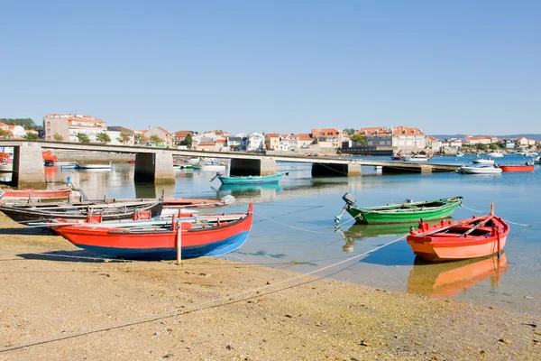 Lodě v Rias Baixas, Galicie, Španělsko — Stock fotografie