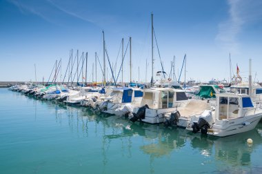 TORRE DEL MAR, SPAIN - APRIL 26: A view of Torre del Mar on Apri