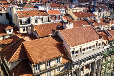 Asansörü Santa Justa, Portekiz'in Lizbon görünümünden