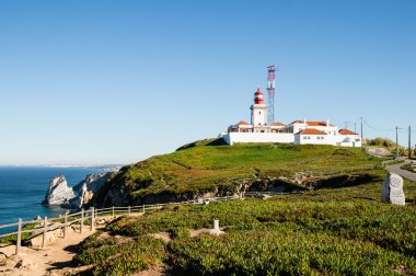 Cabo Da Roca, Sintra, Portekiz. Avrupa Kıtası'en batı noktası.