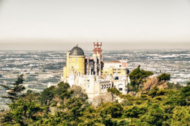 Sarayı da Pena. Sintra, Lisbon. Portekiz.