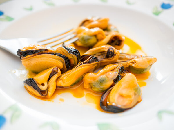 маринованные мидии
