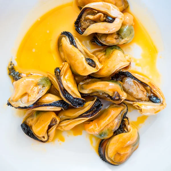 Mejillones en escabeche — Foto de Stock