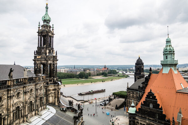 Katholische Hofkirche (Catholic Church of the Royal Court) Dresden. Germany 