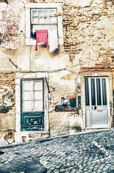 Alfama em Lisboa, Portugal — Fotografia de Stock