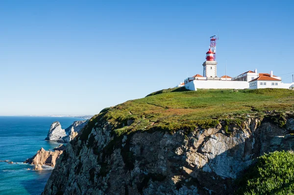 Cabo da roca, sintra, portugal. der westlichste Punkt Kontinentaleuropas. — Stockfoto