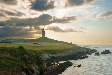 Herkül kulede coruna, İspanya