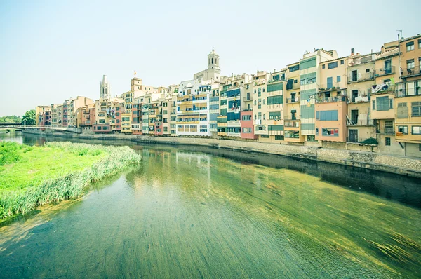 Vista da cidade de Girona — Fotografia de Stock