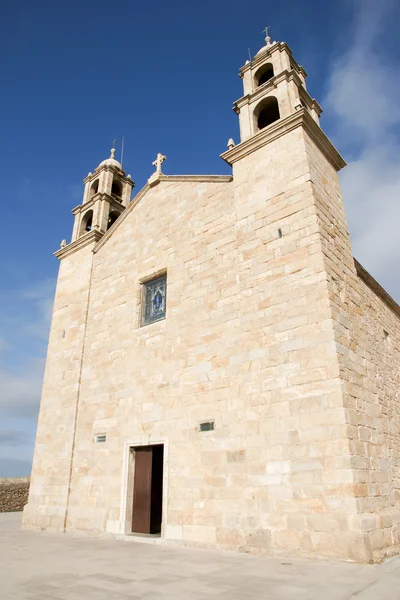 Virxe da Barca svatyně v Muxia, Coruna, Španělsko — Stock fotografie