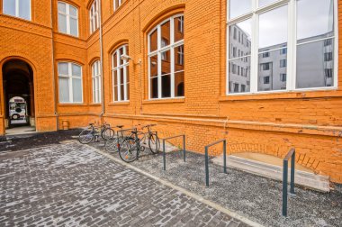 Berlin, Almanya - 21 Eylül: Stasi müze 21 Eylül 2013, Berlin, Almanya. Eski Doğu Almanya Devlet Güvenlik Bakanı eski merkezinde müzesidir.